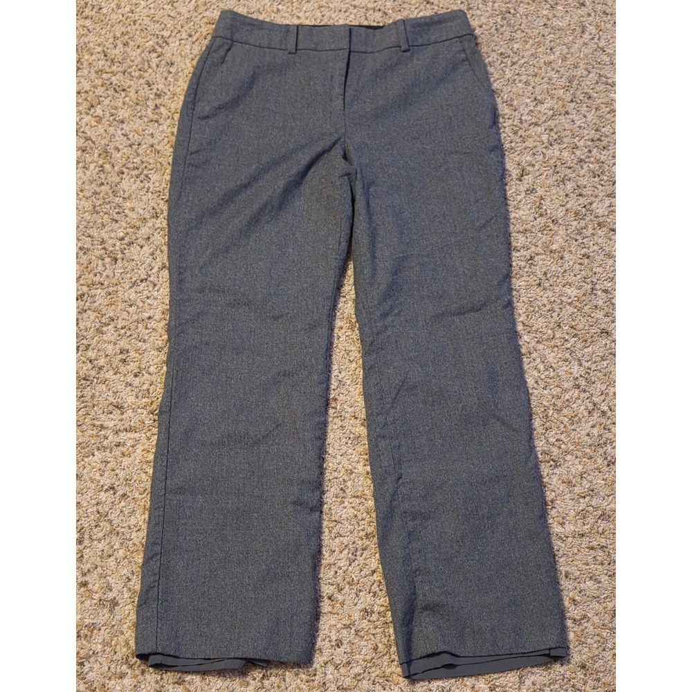 Talbots‎ Petite 99% Wool Straight Pants Women's Size 6P Gray